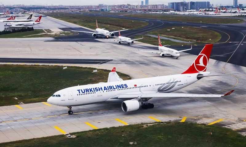 الخطوط التركية تسجل رقم قياسي في عدد الرحلات لأوروبا